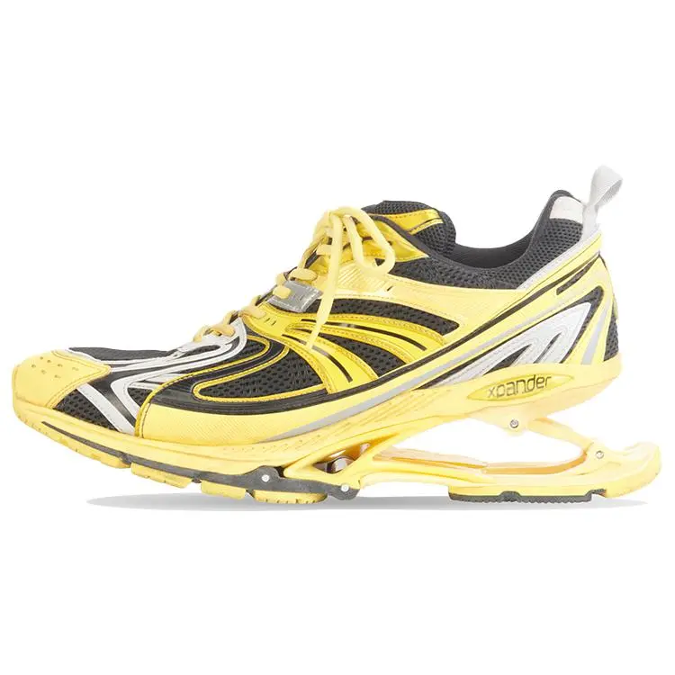 Balenciaga X-Pander Mesh Sneakers with Floating Heel Design for Men – Yellow and Black Verifiable, with credentials and supporting global authentication