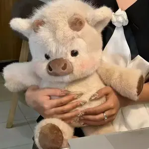 Plush Cow Toy, Highland Cow Plush Animal Doll, Cute Birthday Gift, Soft and Adorable, Perfect for Kids and Collectors