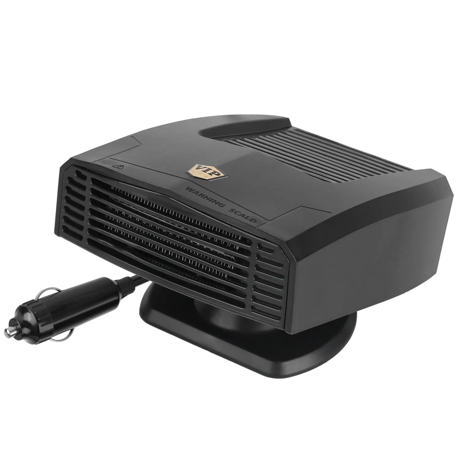 12V Car Heater, 150W Portable Auto Heater Fan with Defroster & Defogger Function, Windshield Demister with 360 °   Rotating Base