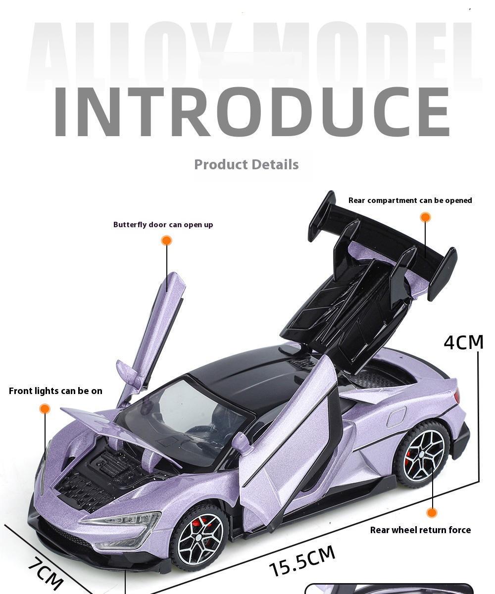 Simulation 1:32 YANGWANG - U9 Alloy Car Model, Game Vehicle Birthday Gift With Sound and Light Children's Toy Car Boy