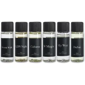 Fragrance Oil Set 20 mL / 0.68 fl oz – Luxury Aromatherapy Essential Oils for Diffuser & Home Scenting, Inspired by Iconic 5-Star Hotels – 6 Premium Scents Gift Set