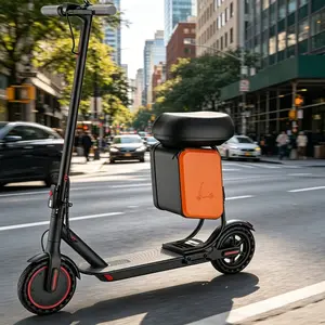 Adult Foldable Electric Scooter, 350W High-Speed Motor, Up to 19MPH & 22 Miles Range, 8.5" Honeycomb Solid Tire Commuting e-Scooter, 265LBS Capacity, Dual Braking System & Smart App Control for Daily City Travel