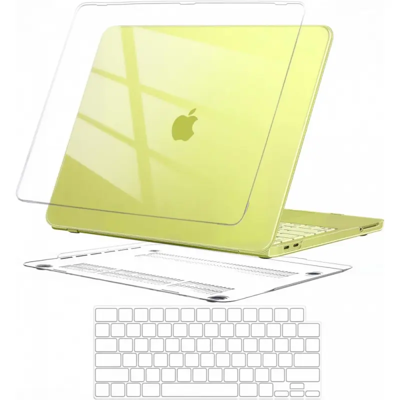 T Tersely 2-in-1 Clear Hard Shell Durable PU Cover with Keyboard Protector, Compatible with 2026 MacBook Neo 13 Inch A3404 (A18 Pro, 512GB, Touch ID)
