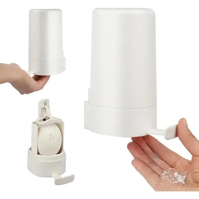 Wall-Mountable Soap Shredder Box Dispenser with Built-In Blade, Adjustable Powder Dispensing Container (1 Set, No Soap Included), Soap Dispenser