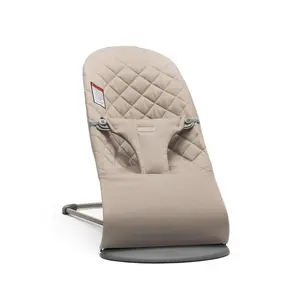 Sand Gray, Woven, Classic Quilt| 2-in-1 Adjustable Baby Bouncer Seat and Toddler Chair, Newborn to Toddler (8-29 lbs), 4 Positions, Lightweight & Portable