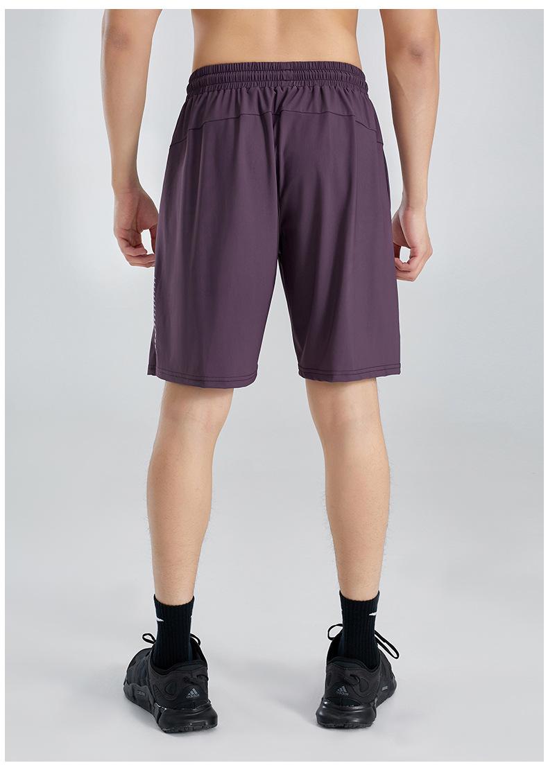 2026 New Men's Breathable Casual Shorts, Ice Silk Thin Quick-Dry Sports Fitness Shorts for Outdoor Running