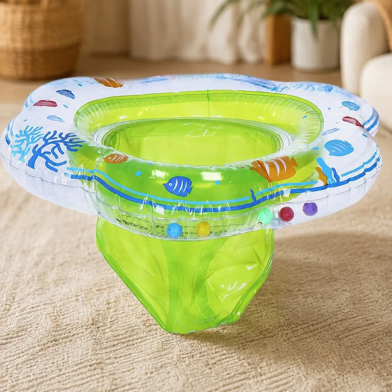 Baby Swimming Float Ring, Inflatable Pool Floatie for Toddlers Kids Age 6-48 Months, Water Float Infant Swim Pool Rings, Bathtub Toys Pool AccessoriesGift