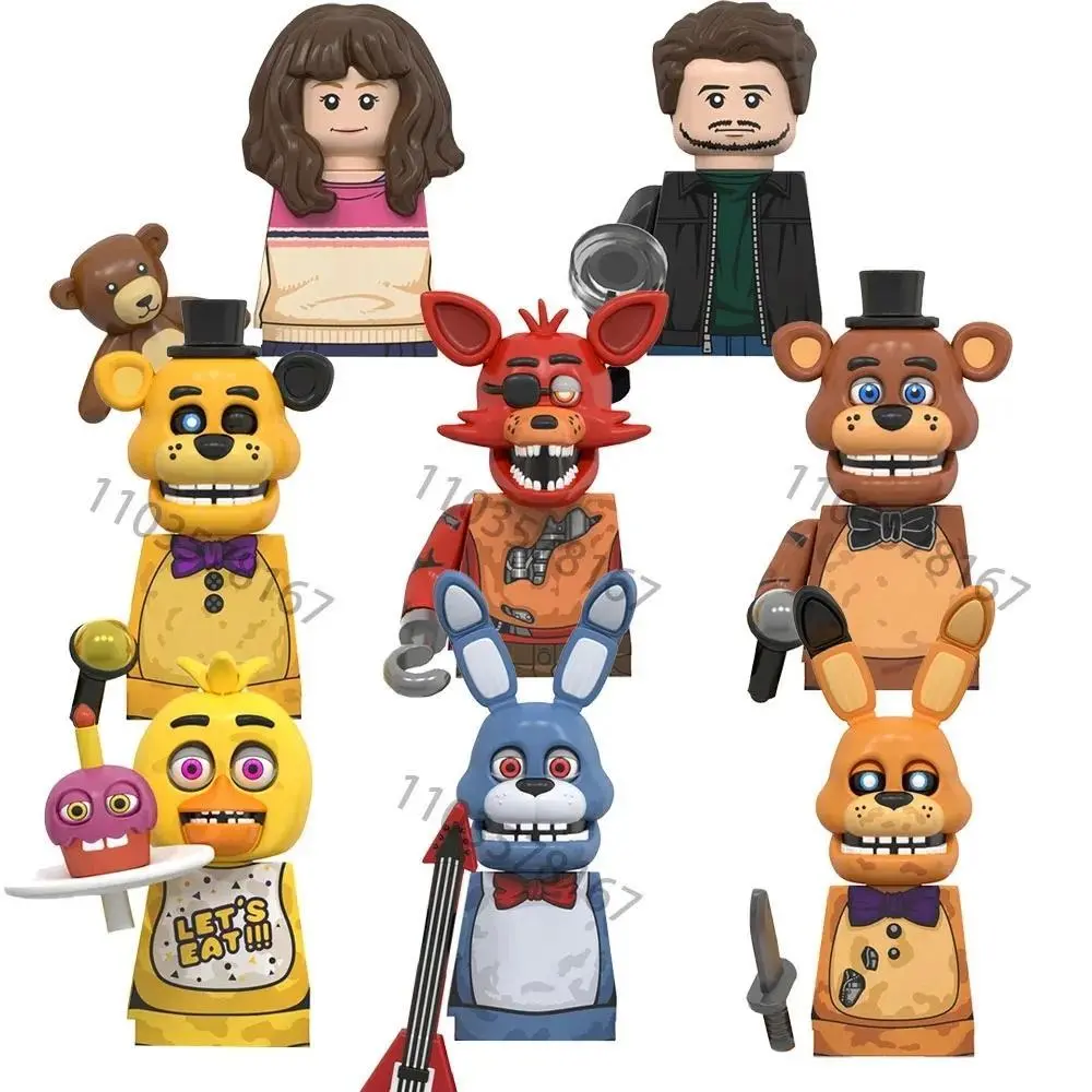 @WM6170 Anime Cartoon Model Bricks Horrible Thriller Mini Compatible Assemble Puzzle Toy Building Blocks Children Birthday Gifts
