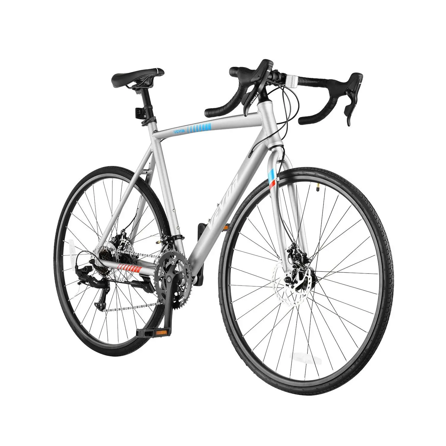 Road Bike, 700C Wheels Racing Bike, L-TWOO 14 Speeds Drivetrain City Commuter Road Bicycle, Urban Adult Sport Bike with Lightweight Aluminum Alloy Frame, Drop Bar, Disc Brake, for Men Women