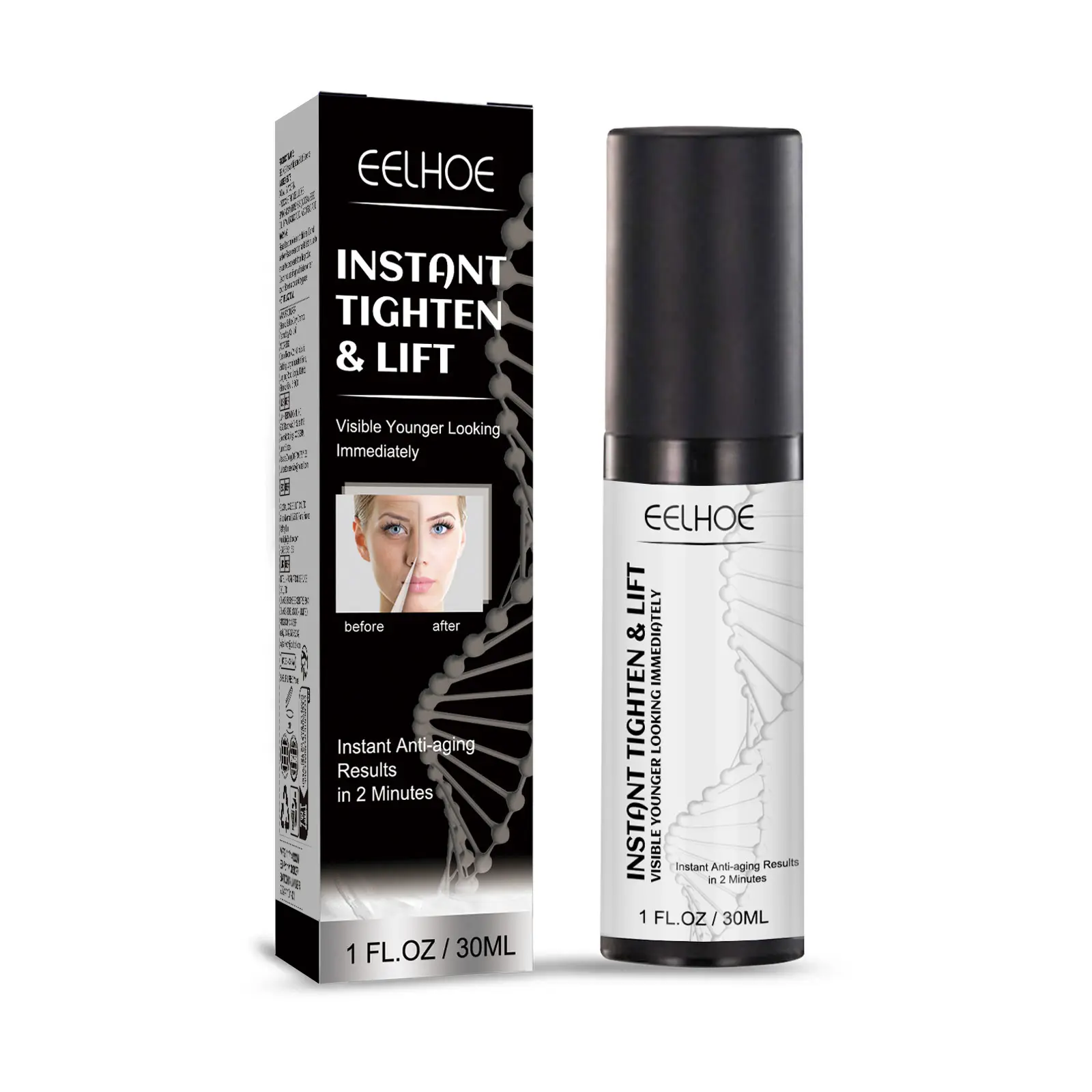 EELHOE Face Firming Serum, Long Lasting Hydration, Smooths Fine Lines, Moisturizes & Refines Skin Texture