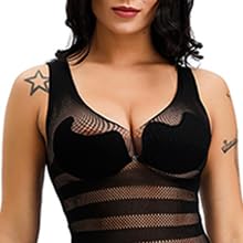 Women Fishnet Lingerie V-Neck Sleepwear One Size One Piece Babydoll Mini Dress One Piece Women Fishnet Lingerie V-Neck Sleepwear One Size One Piece Babydoll Mini Dress One Piece