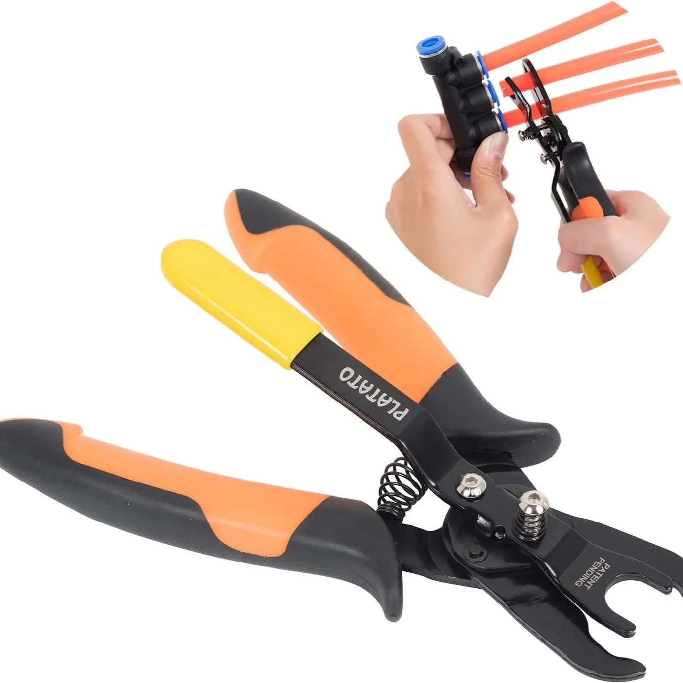Multifunctional Air Hose Fitting Removal Tool, Push-Type Quick Disconnect Tool, Air Tube Release Clamp, Durable Steel Material, No Ca Prop 65 Warning