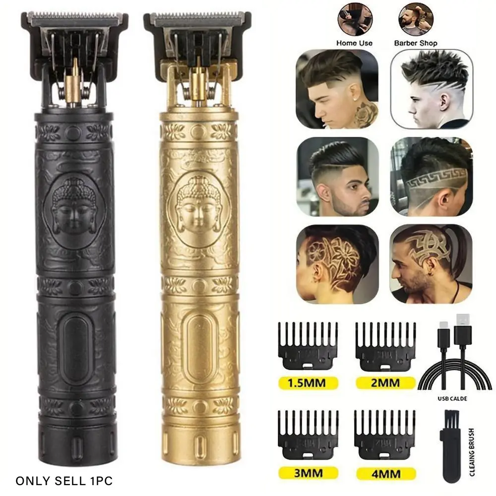 T9 Rechargeable Electric Hair Clipper and Beard Trimmer, Cordless Hair Clippers, Barber Hair Clippers, USB Fade Clipper, Versatile Grooming Tool for Men, Portable Hair Cutting Machine for All Body Hair, Wireless Hair Trimmer, Hair Cutter