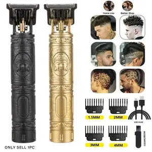 T9 Rechargeable Electric Hair Clipper and Beard Trimmer, Cordless Hair Clippers, Barber Hair Clippers, USB Fade Clipper, Versatile Grooming Tool for Men, Portable Hair Cutting Machine for All Body Hair, Wireless Hair Trimmer