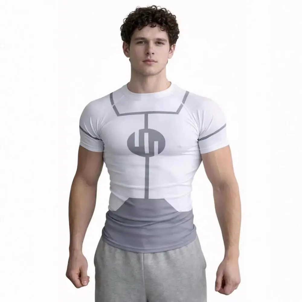 Viltrumite Costume Shirt for Men, Invincible Character Long Sleeve Compression Top, Casual Athletic Outfits, Menswear, Clothes, Athletic Clothes, Suit, Cosplay, Party, Carnival, Halloween, Polyester Blend, Roleplay, Cosplay Shirt