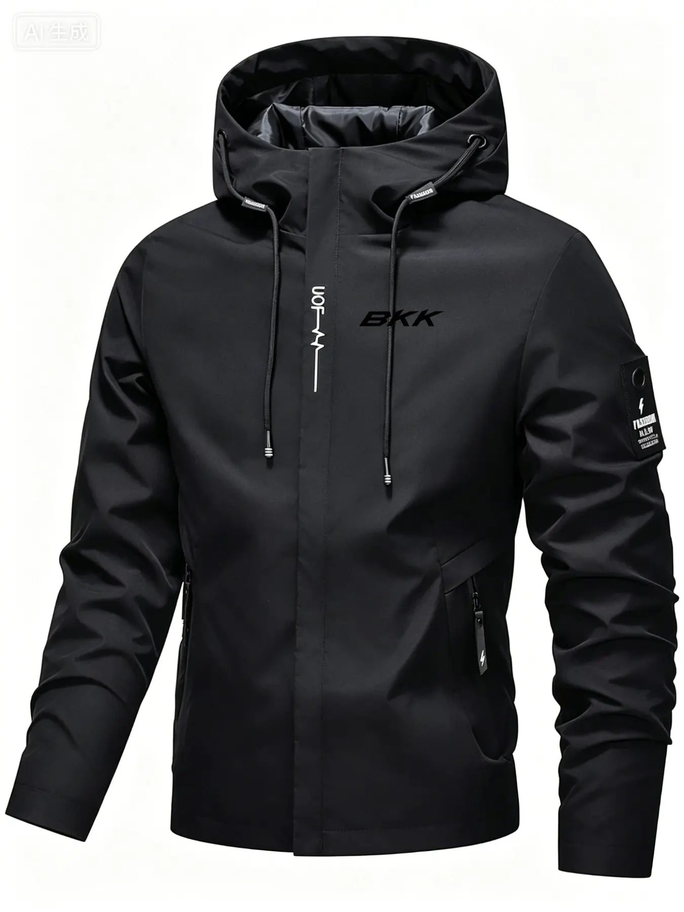 Outdoor Essential Tactical Style Jacket, All Season Windproof Waterproof, High Stretch Breathable, Ideal for Hiking School Work