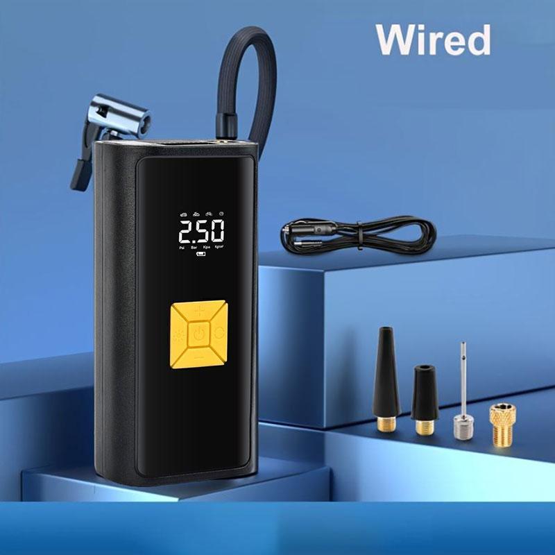 Portable Car Air Pump, 1 Count Multifunctional Smart Digital Display Car Air Pump, Inflator for Car Motorcycle Bicycle