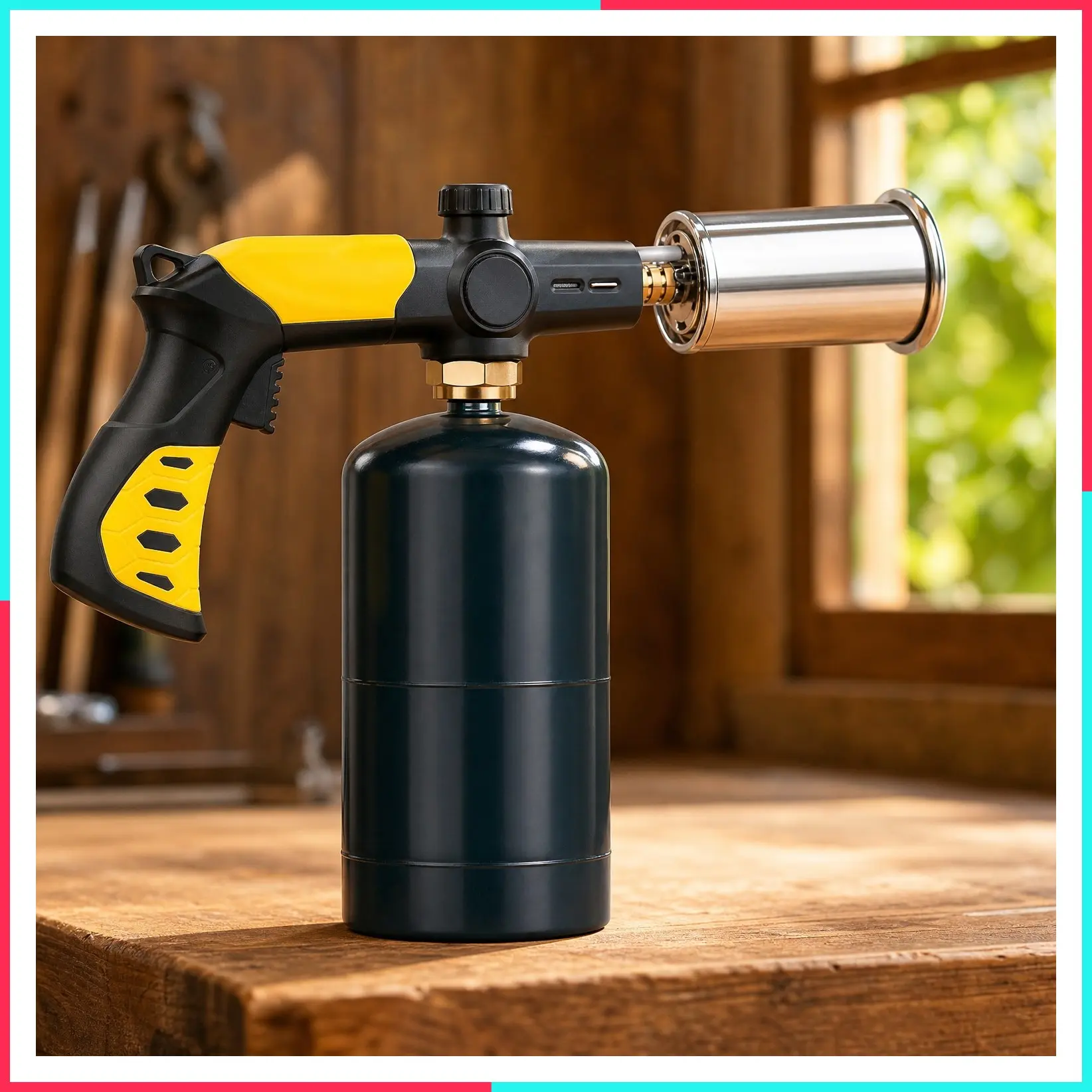 Powerful Propane Torch for Sous Vide, Grilling, Searing Meat, Charcoal Lighter, BBQ and Campfire Starter (Tank Not Included)