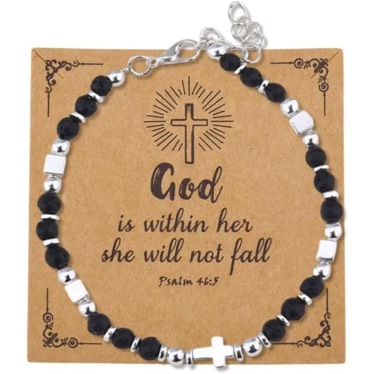 Catholic Christian Religious Gifts for Men Women God Son Daughter Communion Confirmation Christening Baptism  Bracelet