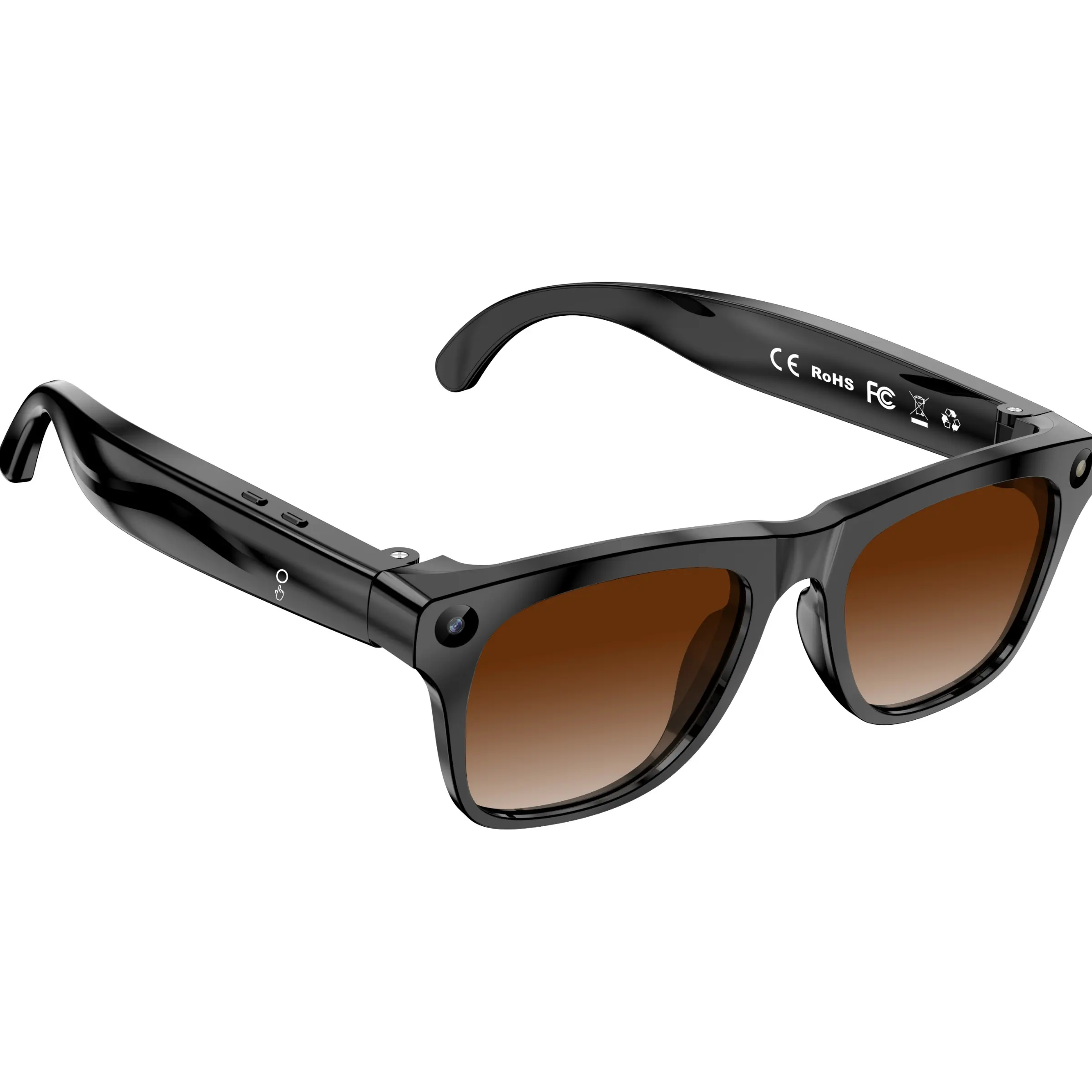 New Ai Smart Glasses with Camera, Photo, Video Recording, Bluetooth-compatible Connection, Built In Translation and Voice Assistant, Daily Wear