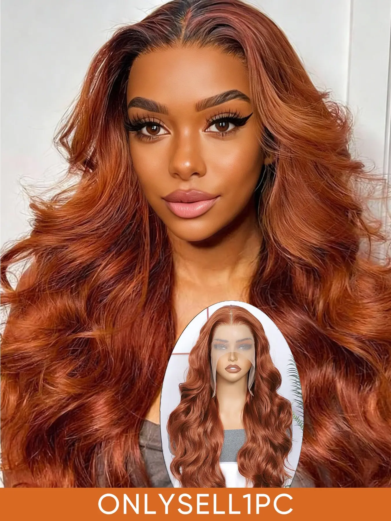 LEhan 24 Inch Various colors Body Wavy 13x6 Lace Frontal Wigs for Women, Gorgeous Fluffy Wigs without Bangs, Synthetic Heat Resistant HD Lace Front Wigs for Party, Daily Use
