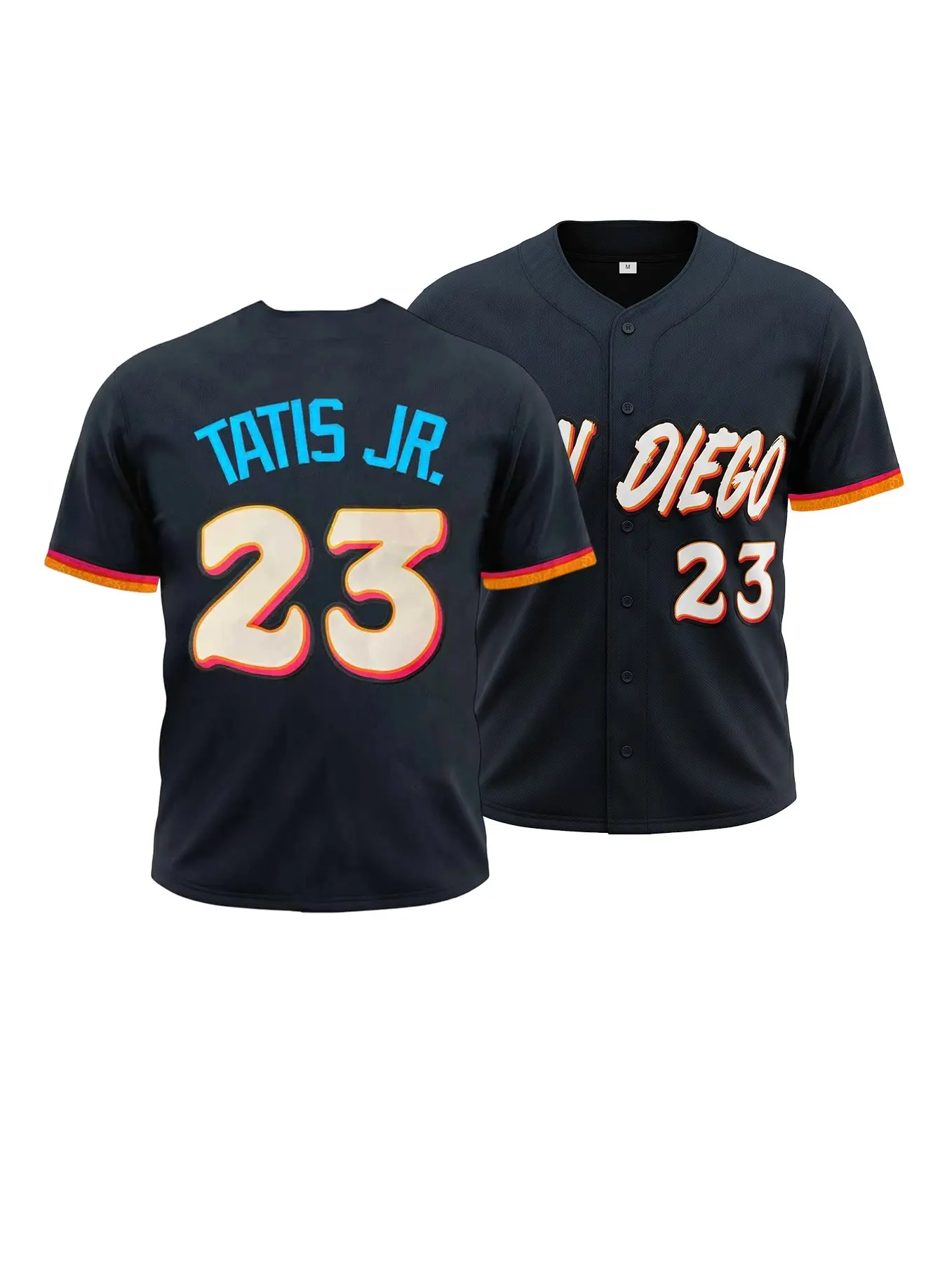 Men Women San Diego #23 Embroidered Baseball Sporty Sports Style Jersey Casual Streetwear Embroidery Sportswear Sportswear Top Breathable Sports Top
