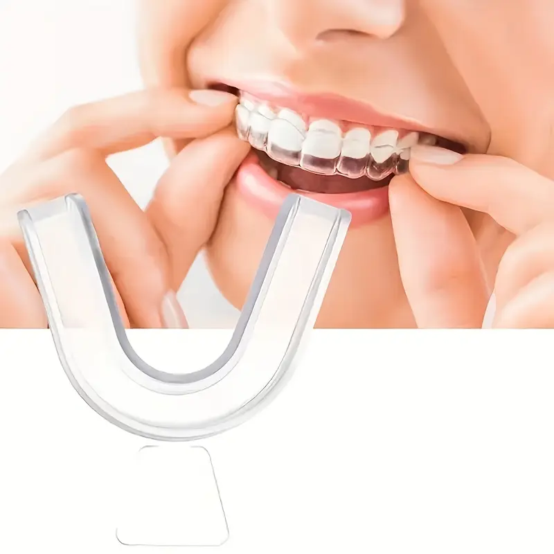 Transparent Night Guard, Night Guards for Teeth Grinding, Odorless Oral Care Tool for Bruxism, Unisex, Teeth Alignment, Tooth Protection, Night Use, Nightguards for Grinding Teeth, Oral Care Accessories