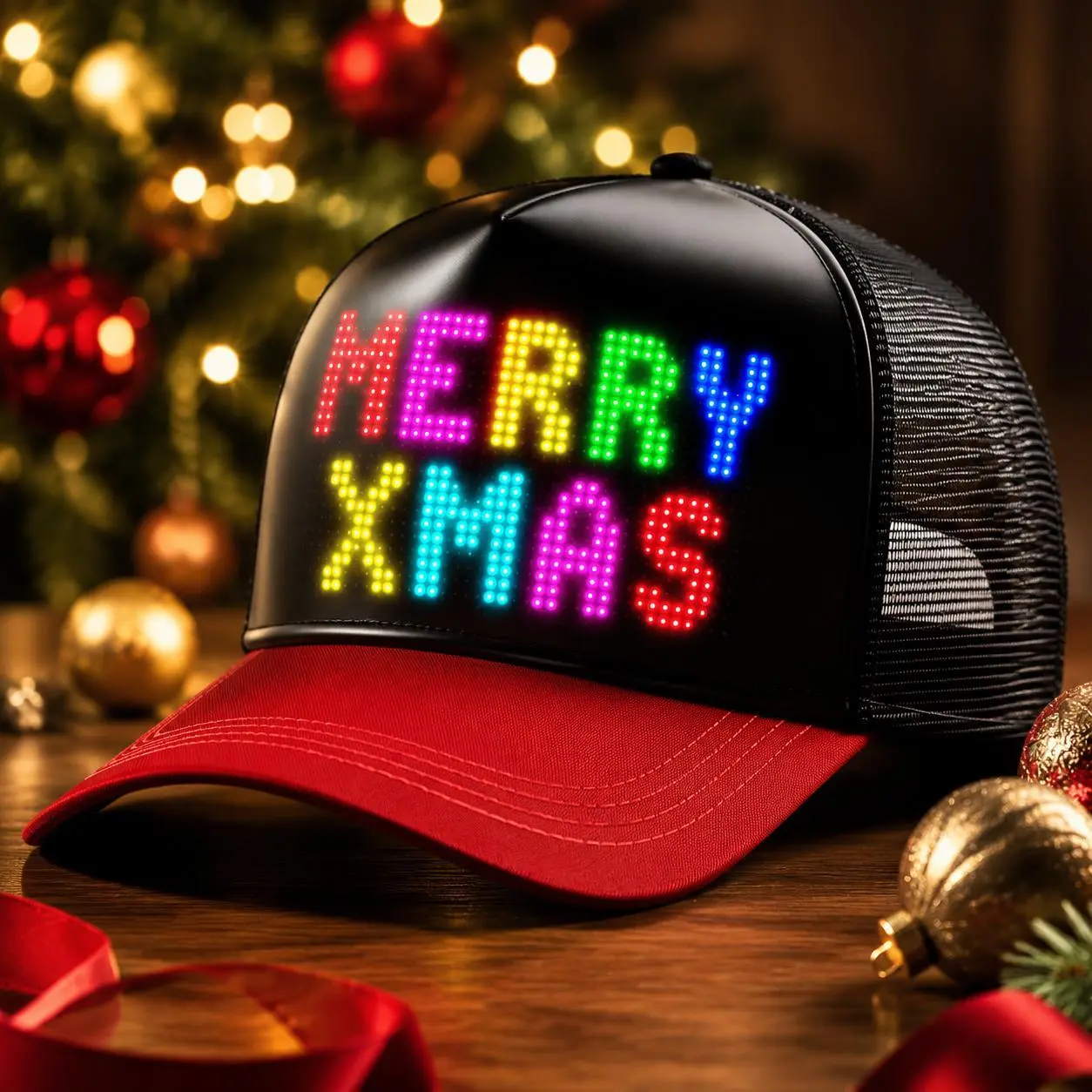 Programmable DIY Scrolling Text Glowing LED Party Hat - Accessories, Fashionable Hats, Snapback, DIY Gifts for Watch Party, Prank & Funny Gift Cap, TikTok Viral Pick, Led Light