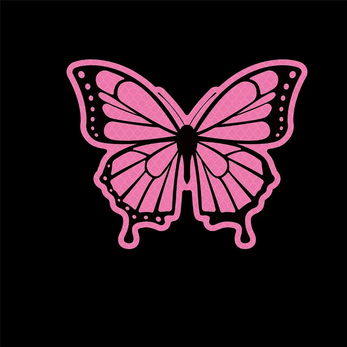 2pcs Butterfly Wings Night Glow Vinyl Windshield Stickers, Durable and Easy to Apply, Suitable for Glass and Metal Surfaces, Car Exterior Accessories