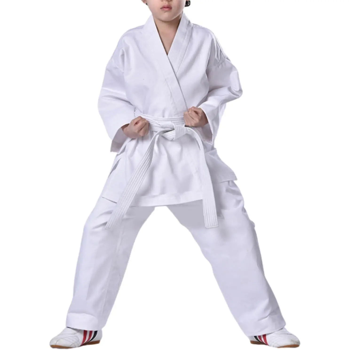 Karate Uniform Gi with Belt Sets for Kids Youth Adults Students Martial Arts Trainning Karate Suit Sets