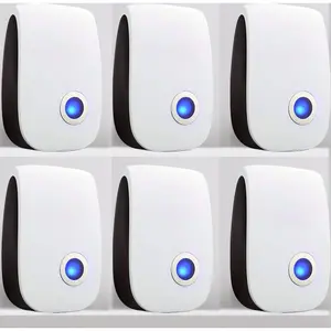 6-Pack 2026 Upgraded Ultrasonic Pest Control Repeller - Plug-in Electronic Repellent for Mice, Roaches, Spiders, Ants, Mosquitoes - for House, Warehouse