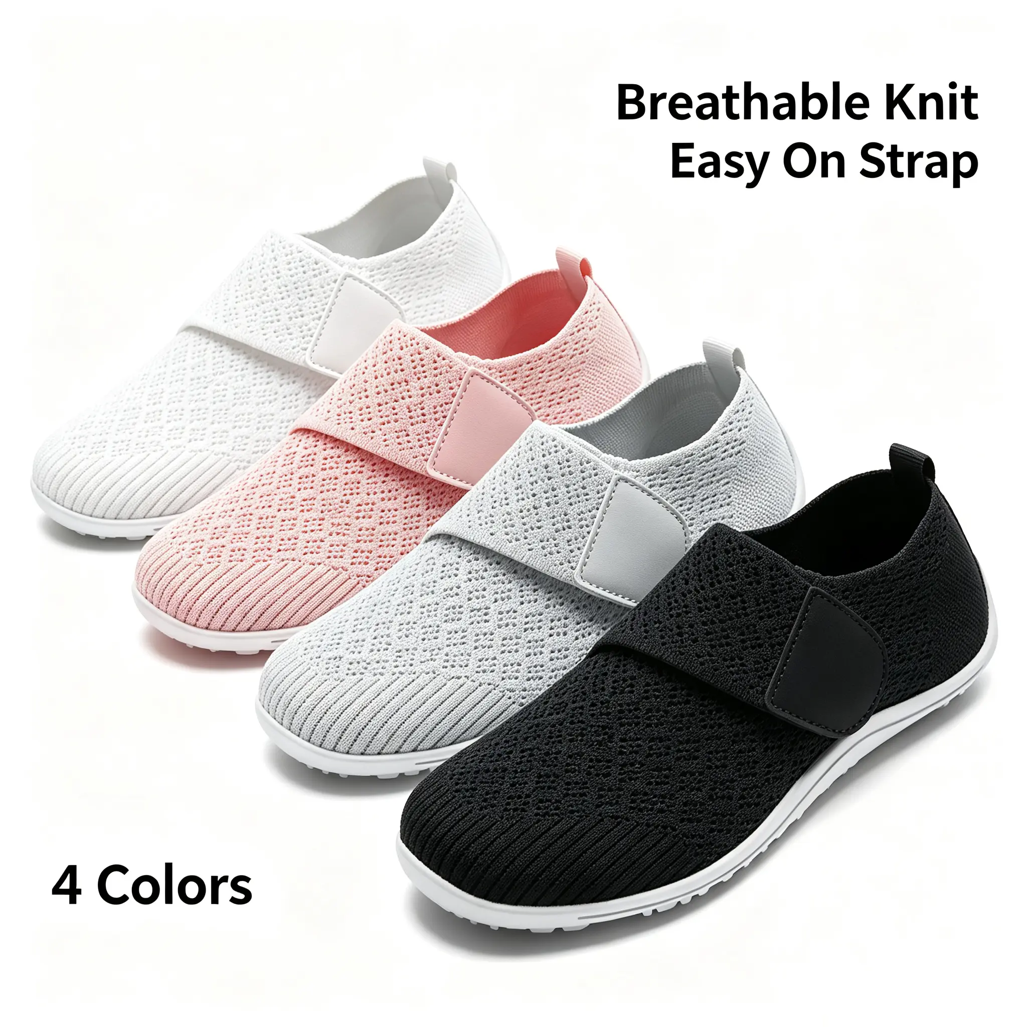 Sparkling Rhinestone Thick Sole Slides for Women Boho Bling Platform Sandals Adjustable Buckle Cork Footbed Beach Sandals Summer Casual Footwear