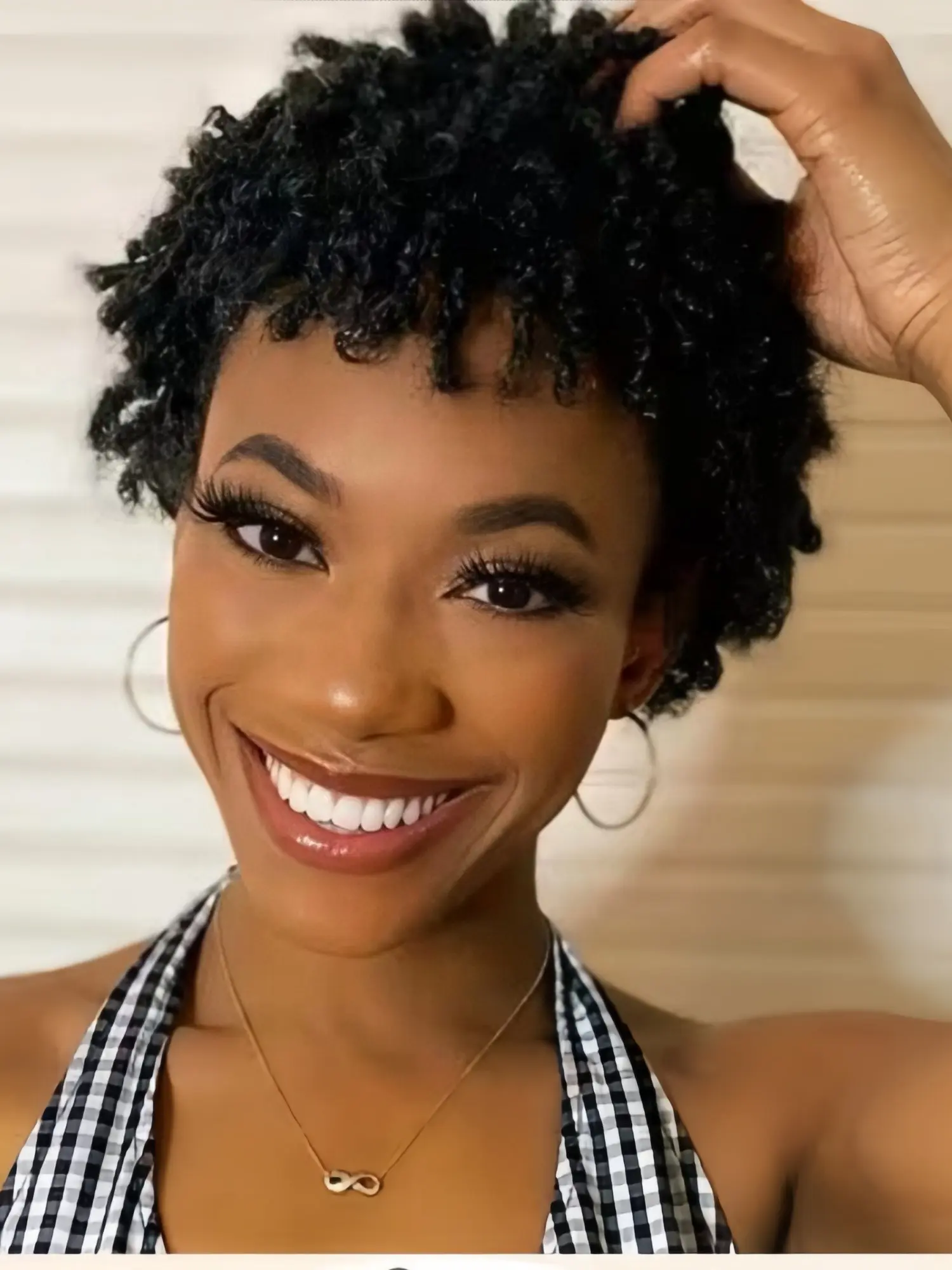 Glueless 13X4 Lace Frontal Human Hair Wig, Short Curly Twist Lace Dreadlock Wigs for Women