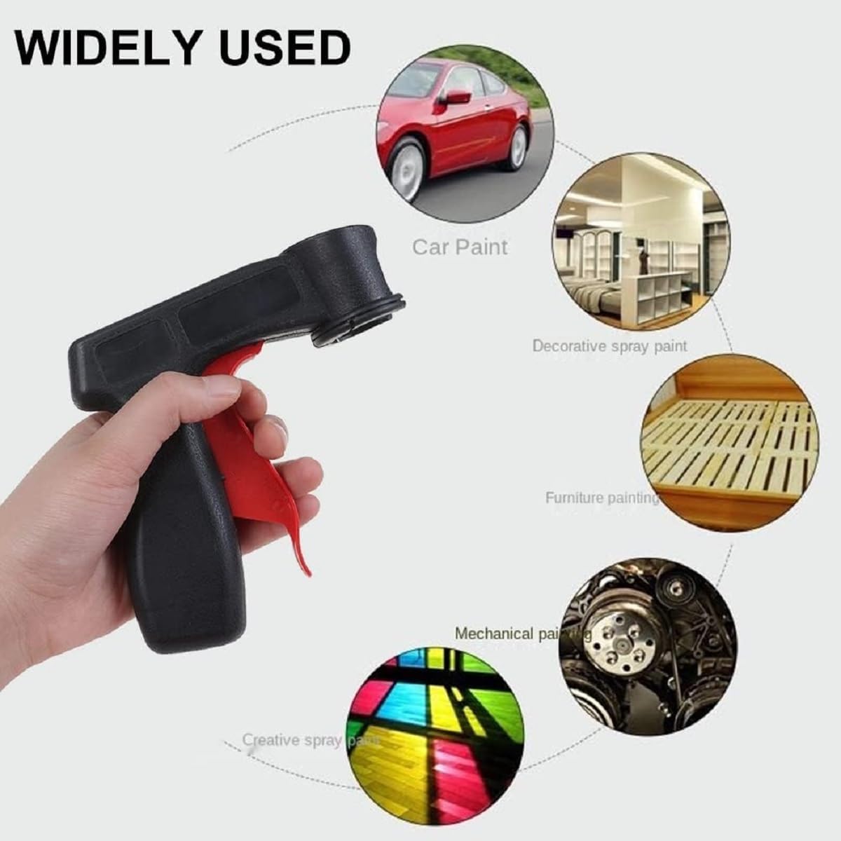 Adjustable Car Paint Sprayer, Handheld Paint Sprayer, Durable Plastic Paint Sprayer, Paint & Window Repair Tool for Car