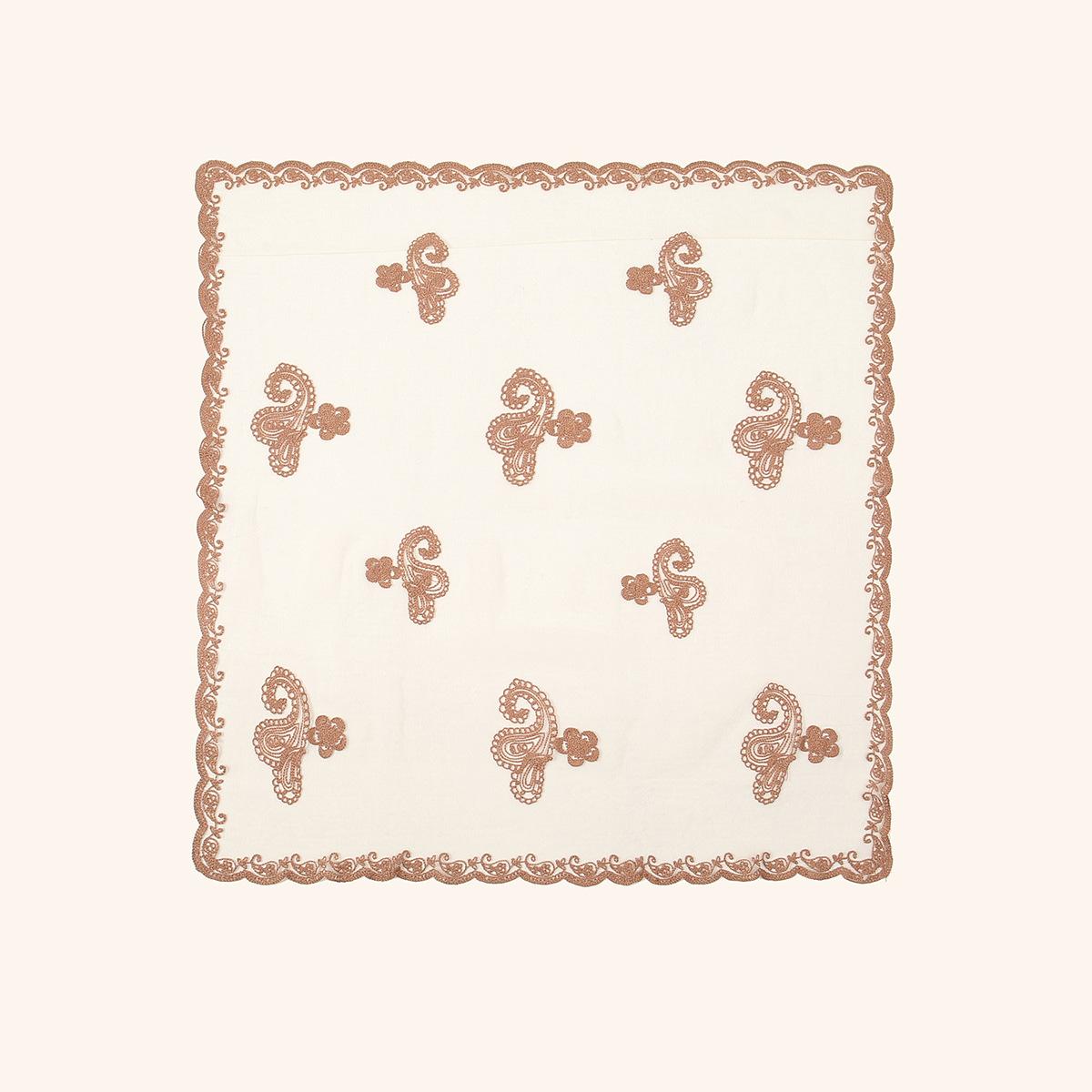 Boho Style Paisley Pattern Square Scarf, Vintage Style Headscarf for Women, Fashion Accessories for Daily Wear, Paisley Print Shawl