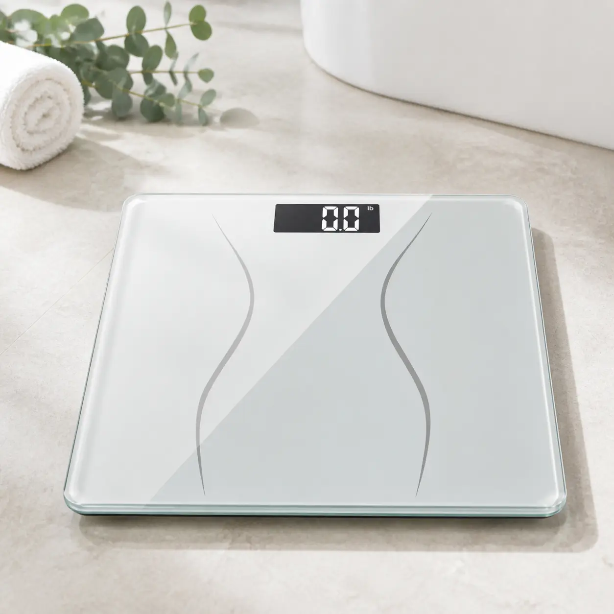 car,repair,machinery tool,Digital Bathroom Scale for Body Weight, 396 lb/180 kg High-Precision Personal Scale with HD Backlit LCD, Step-On Technology, Auto On/Off, 6mm Tempered Glass, White