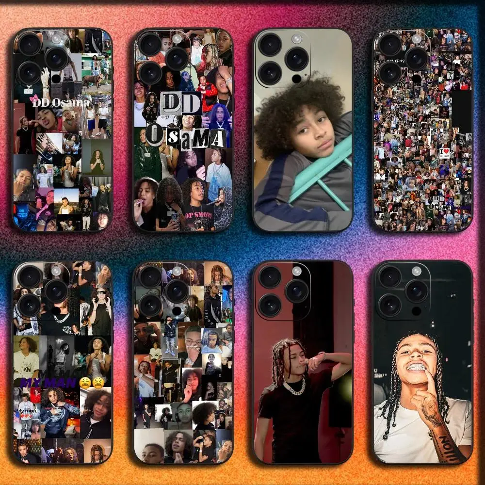 DD O-Osama Rapper Phone Case For iPhone 17 Promax 17E 16 15 14 13 12 11 Pro Max 17Air Plus & Samsung Galaxy S26 S25 S24 S23 S22 S21 FE Ultra Plus Anti-Fall shockproof protection Soft silicone Back Cover