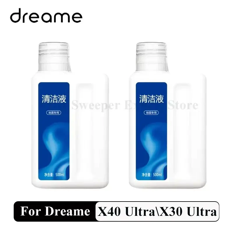 500ML Cleaning Liquid Safe for Dreame X40 Ultra, X30 Ultra, H11/h11 Max/h12/h13/h12 Pro, M12, W10, Essential Parts Accessories
