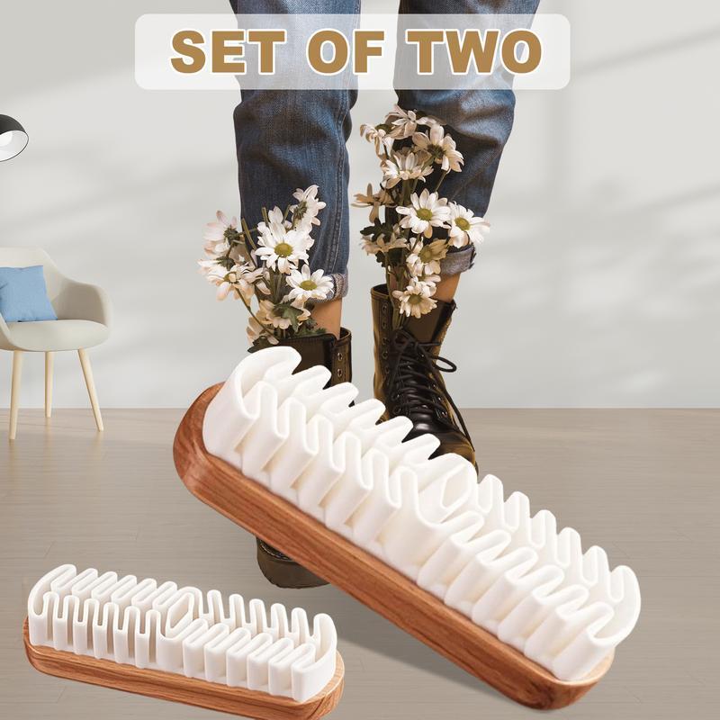 Suede Shoe Brush for Cleaning Suede Nubuck Boots Shoes Jackets and Leather Care with Soft TPR Crepe Bristles and 2-in-1 Cleaning Tool Suede Shoe Brush for Cleaning Suede Nubuck Boots Shoes Jackets and Leather Care with Soft TPR Crepe Bristles and 2-in-1 Cleaning Tool