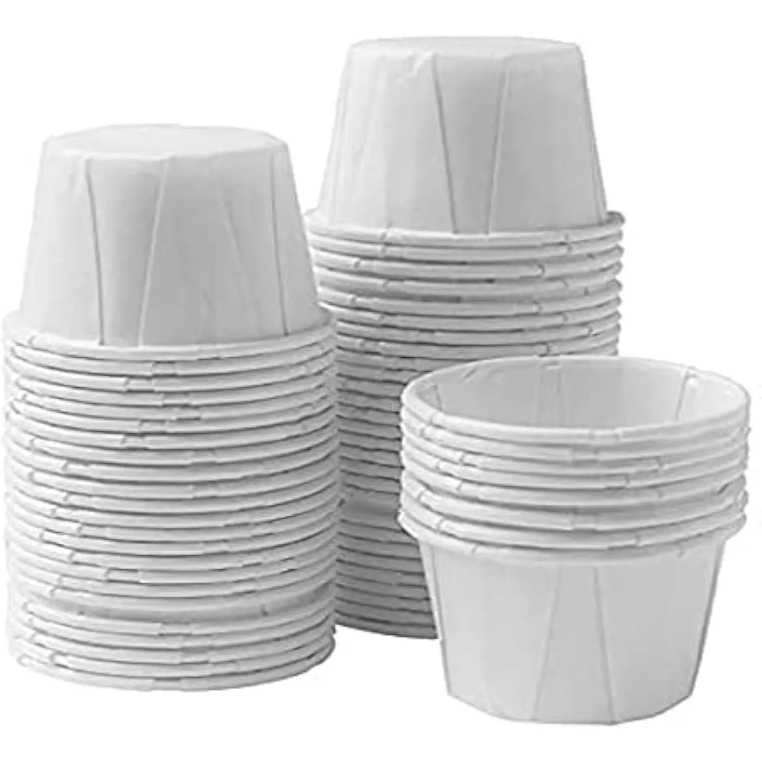 Paper Souffle Cups 1 oz Disposable Portion &  Cups 250 Pk | Medication dispensing,  distribution, condiment serving,  sampling, sauce portions, dessert samples, dressings, dips