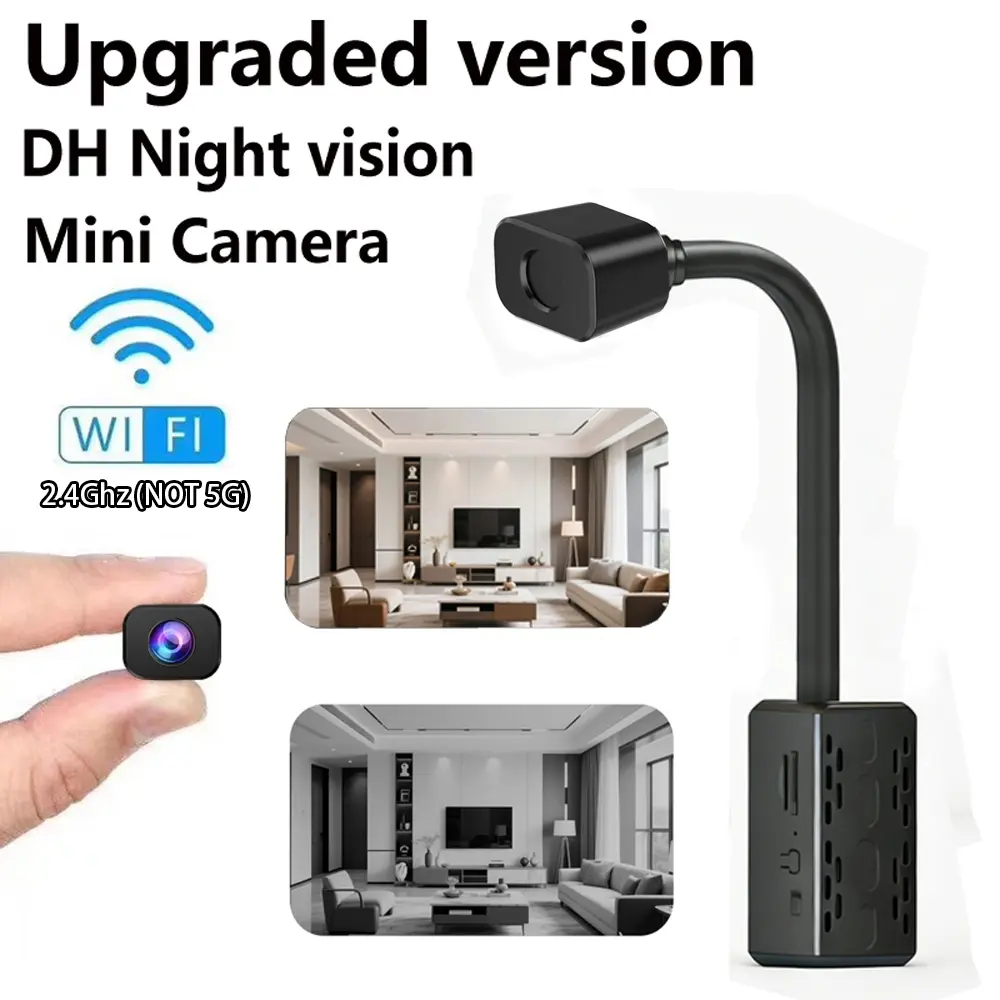 V380 Pro Smart Camera HD Wireless Wifi Camera Large Capacity Battery 2000mAh USB Charging Chargeable Portable Home Security Camcorder Smart Net Camera HD 2K