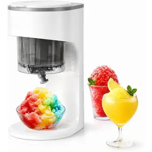 Snow Cone Machine, Electric Shaved Ice Maker with 5  Ice Mold Cups, Countertop Ice  Machine for  & Family, Adjustable Texture for Slushies, Frozen Drinks & Parties