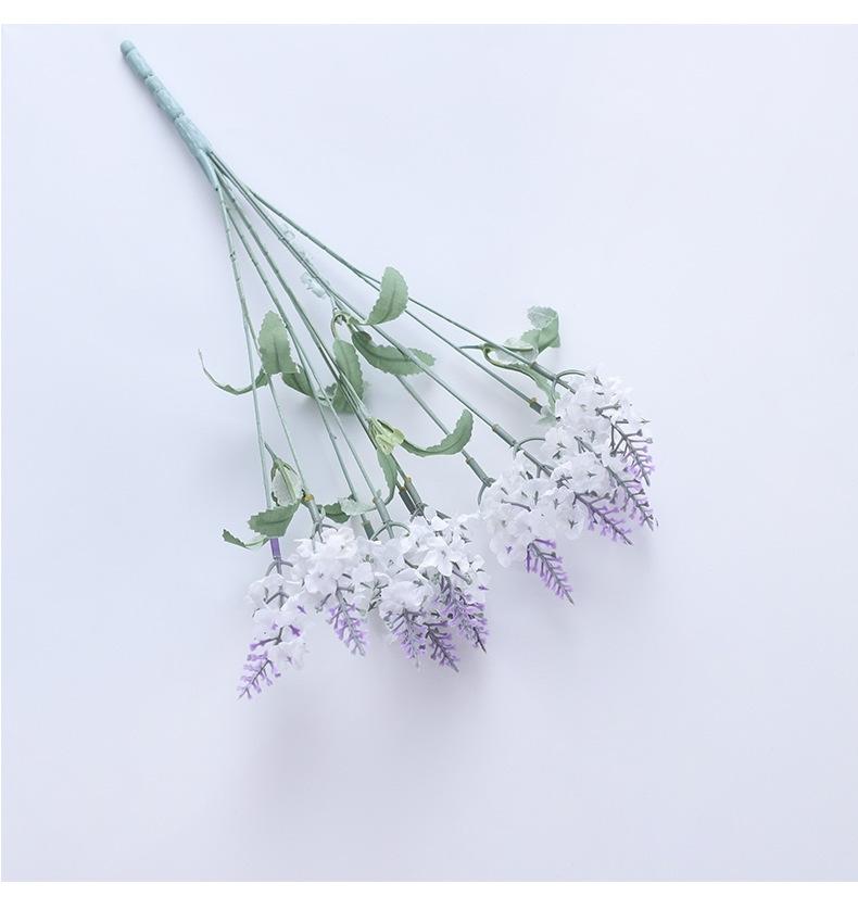 10 artificial lavender bouquets, fake flowers for outdoor decoration, silk flowers for flower beds and planters, 3-piece set