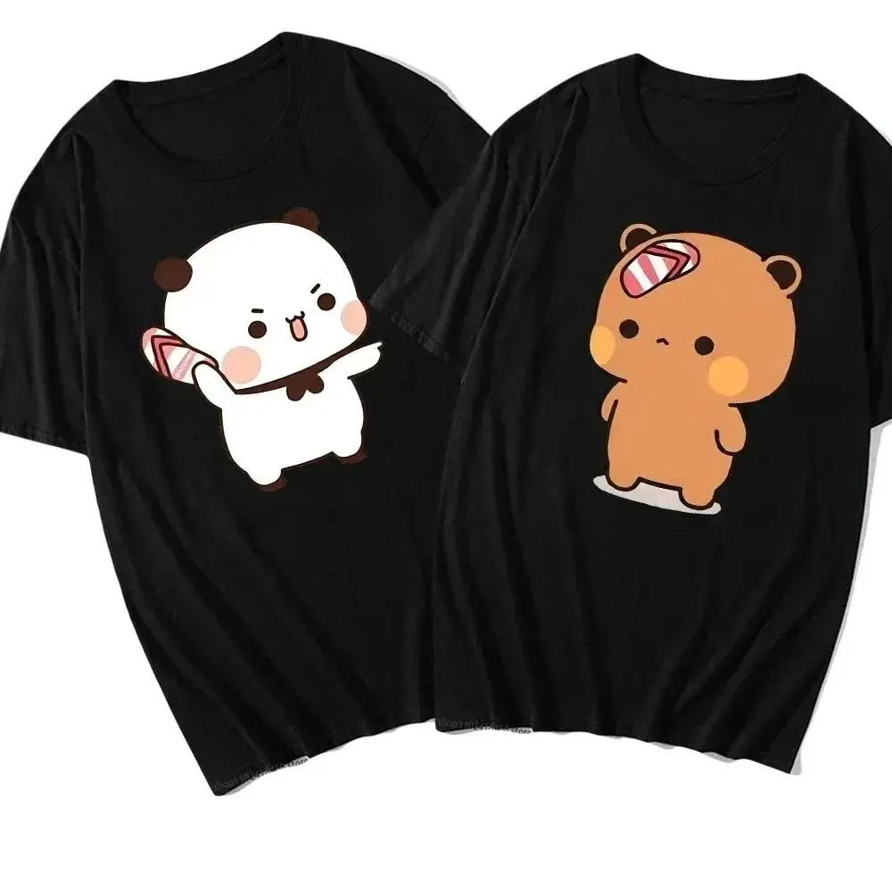 Bubu Throws Flip Flops Print on Dudu Summer T-shirt   Fashionable and Versatile Short Sleeved Round Neck Women's T-shirt