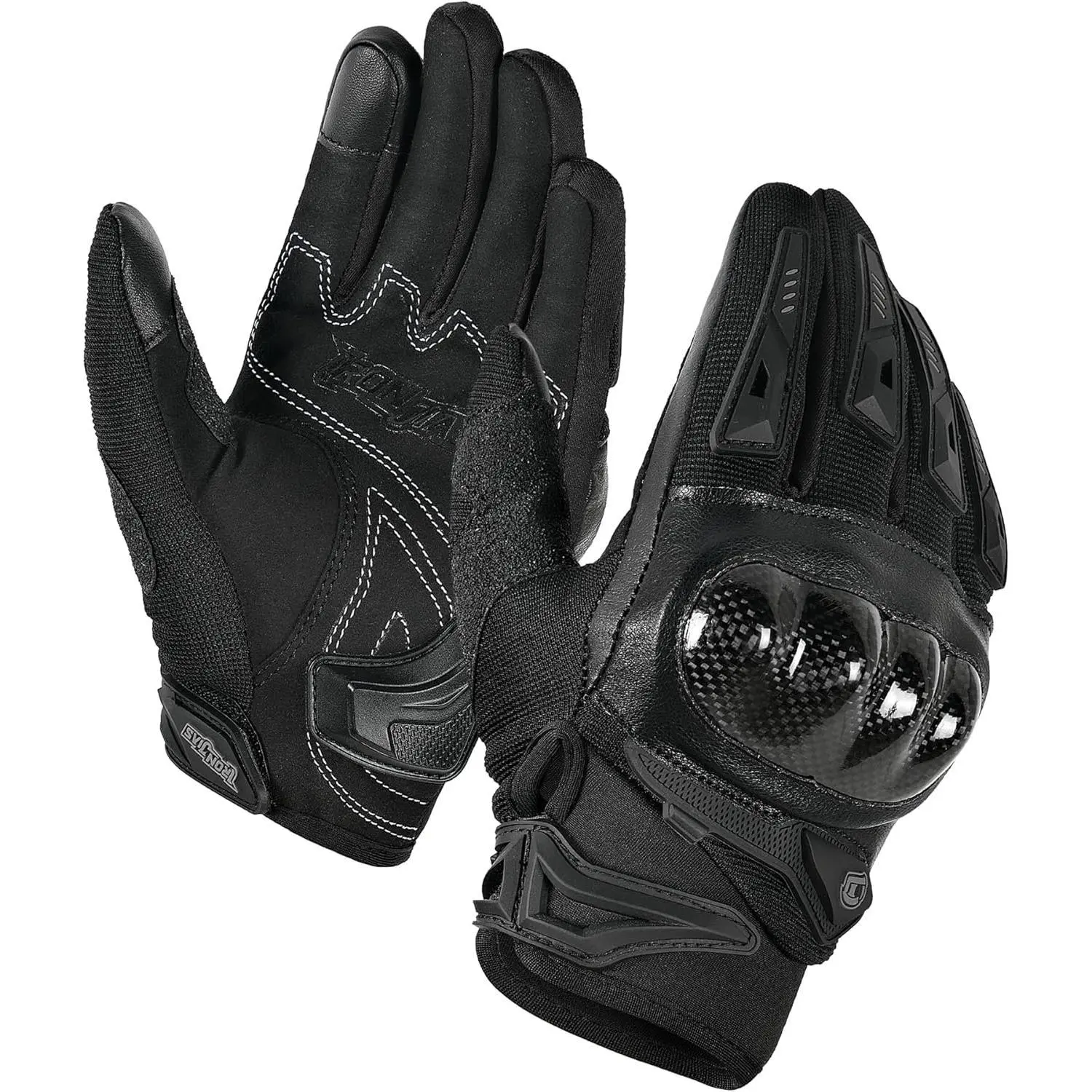 Men's & Women's Motorcycle Gloves, Summer Touchscreen Motorcycle Gear with Carbon Fiber Protection for Road Racing, Dirt Bike, Dirtbike Gloves, Motorcycle Protective Gear