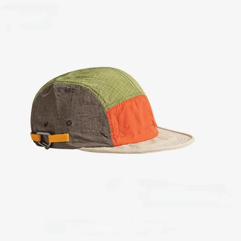 5-panel Men Baseball Caps Color Matching Lightweight Quick Drying Cap Breathable Sun Protection Duck Tongue Cap