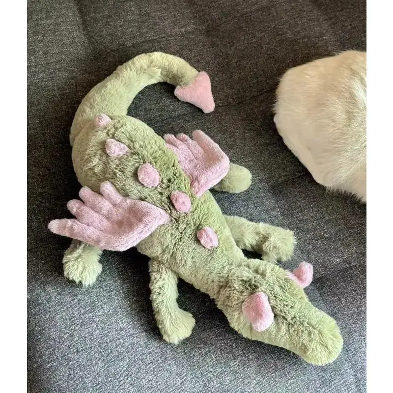 Original JC Cat 60cm Matcha Cherry Dragon Baby Doll Bedroom Pillow Cat And Dog Play With Plush Toys Pet Holiday Gift