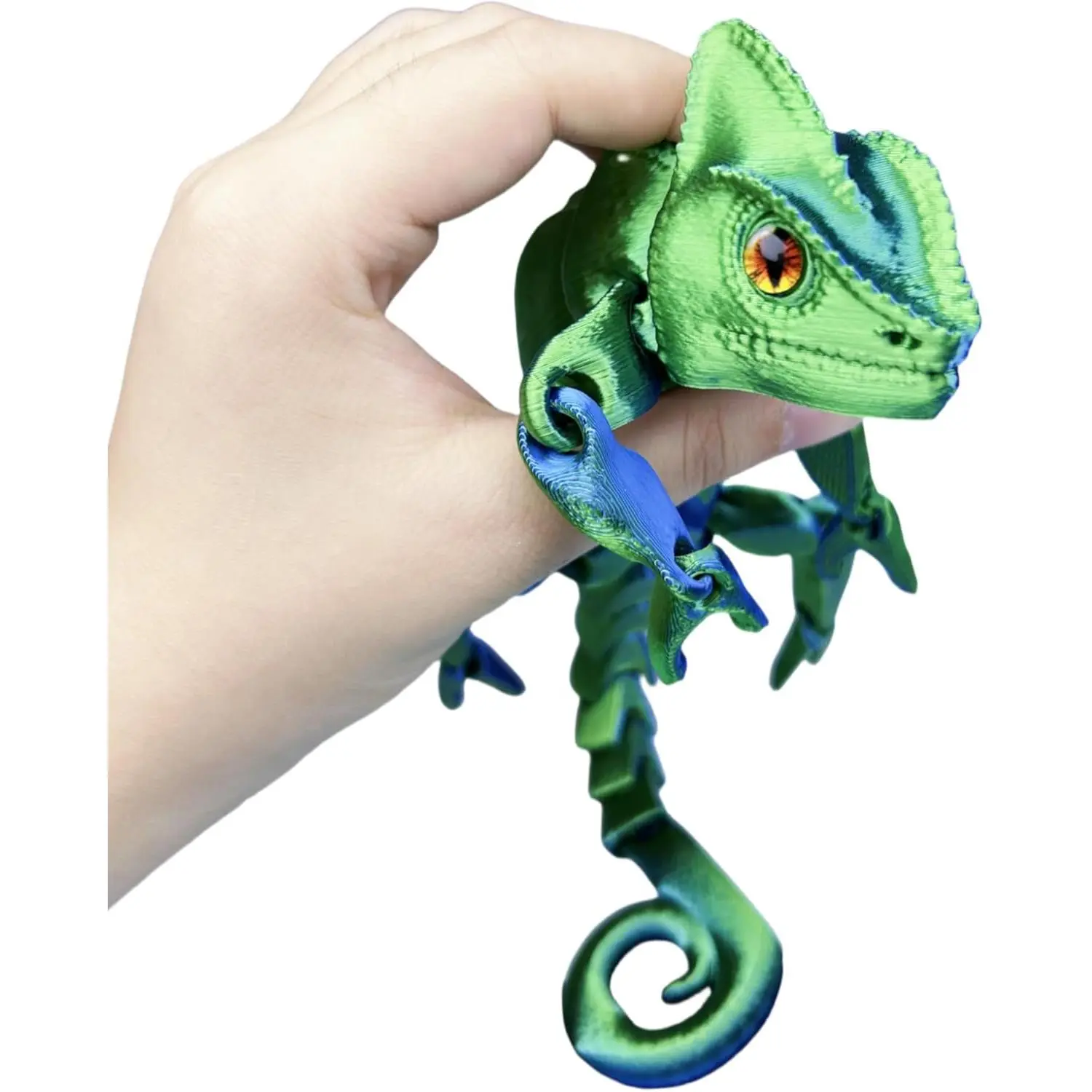 3D Printed Animals - Articulated Chameleon Toys, Flexible Animals Toy Statue,Movable Joints,Fidget Toys, Desk Home Office Decor, Birthday Halloweenfidget toys