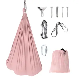 GAOMON Dual-Layer Sensory Hammock Swing for Kids & Adults – Deep Pressure Calming Hug, 360° Swivel, Heavy Duty Nylon, Indoor/Outdoor Therapy, Supports up to 300 lbs – Multiple Colors, 1.5×1.4m
