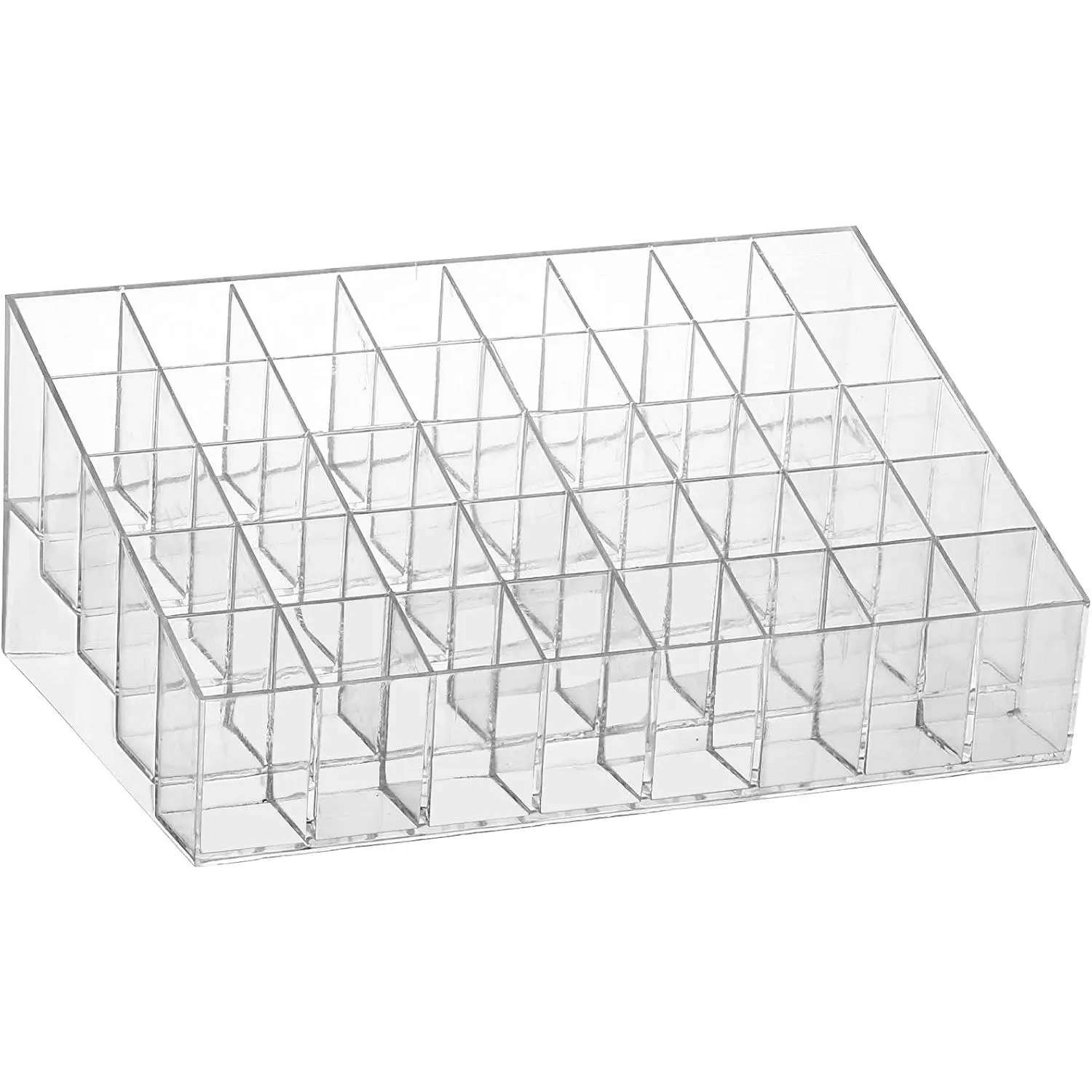 40 Grids Lipsticks Holder - Clear  Lipgloss Lipstick Organizer and Storage Display Case for Lip Gloss, Lipstick Tubes